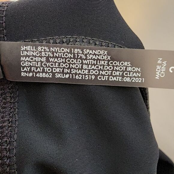 2X 18W 20W Torrid Active High Rise Capri Swim Legging Bottoms Black Plussize - Picture 7 of 7